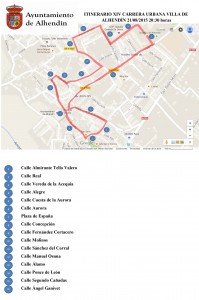 Itinerario XIV Carrera Urbana Villa de Alhendín-1