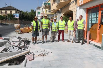 Iniciadas las obras que convertirán el tramo de la N-323 que pasa por el municipio en un gran bulevar