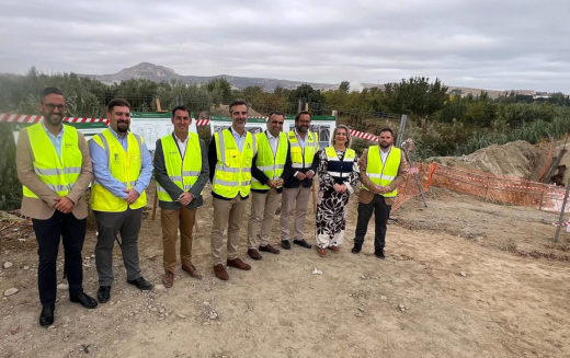 Avanzan las obras que permitirán a Alhendín depurar sus aguas residuales hacia la EDAR Los Vados