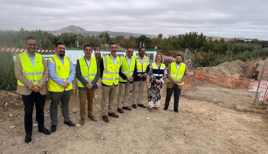 Avanzan las obras que permitirán a Alhendín depurar sus aguas residuales hacia la EDAR Los Vados
