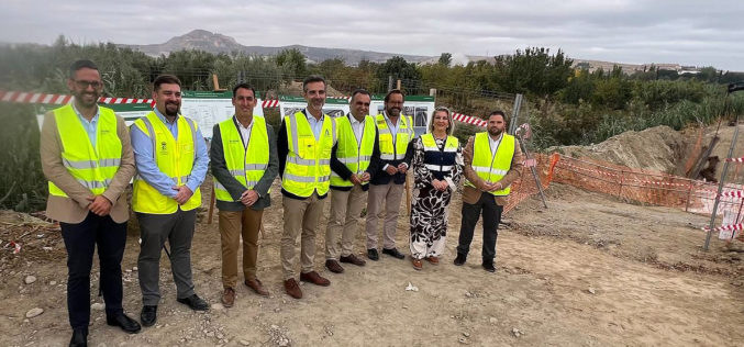 Avanzan las obras que permitirán a Alhendín depurar sus aguas residuales hacia la EDAR Los Vados
