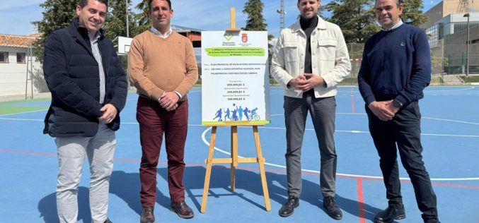 La pista de la Ciudad Deportiva tendrá techo gracias a una inversión del Ayuntamiento de Alhendín y Diputación