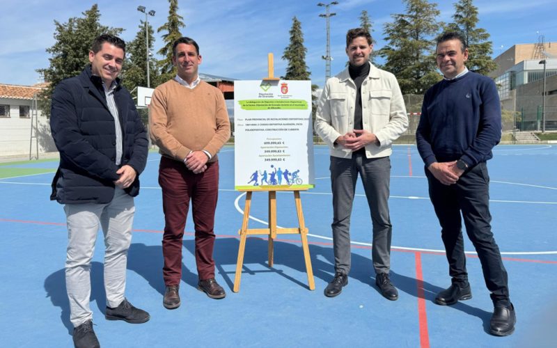 La pista de la Ciudad Deportiva tendrá techo gracias a una inversión del Ayuntamiento de Alhendín y Diputación