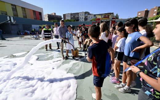 Alumnos de Alhendín participan en la campaña ‘Conoce las Emergencias’ promovida por Diputación