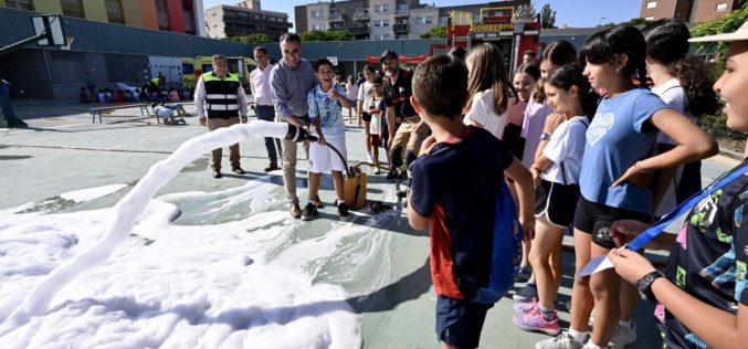 Alumnos de Alhendín participan en la campaña ‘Conoce las Emergencias’ promovida por Diputación