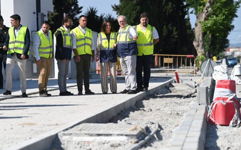 Las obras del carril ciclopeatonal entre Alhendín y Armilla se encuentran casi al 40% de ejecución