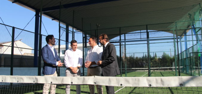Las pistas de padel de Alhendín estrenan cubierta que ampliará los horarios de uso y la sostenibilidad