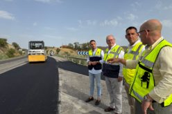Ultiman las obras de mejora en la carretera de acceso al Parque Empresarial Alín