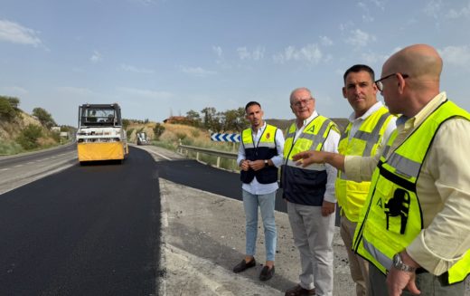 Ultiman las obras de mejora en la carretera de acceso al Parque Empresarial Alín
