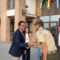 Recibimiento en el Ayuntamiento de Alhendín al subdelegado de Defensa en Granada
